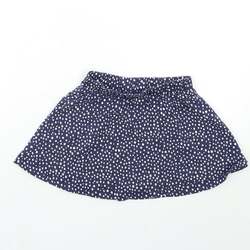 George Girls Blue Polka Dot  A-Line Skirt Size 2-3 Years