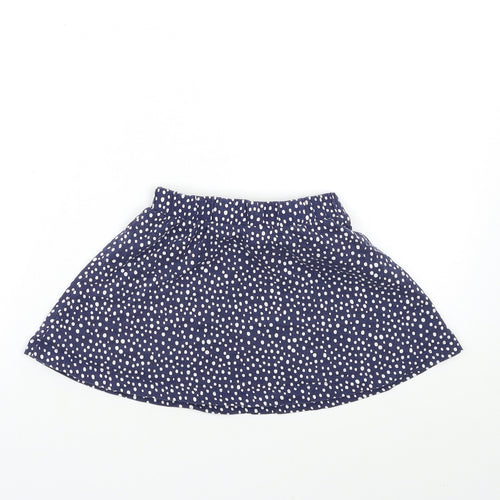 George Girls Blue Polka Dot  A-Line Skirt Size 2-3 Years