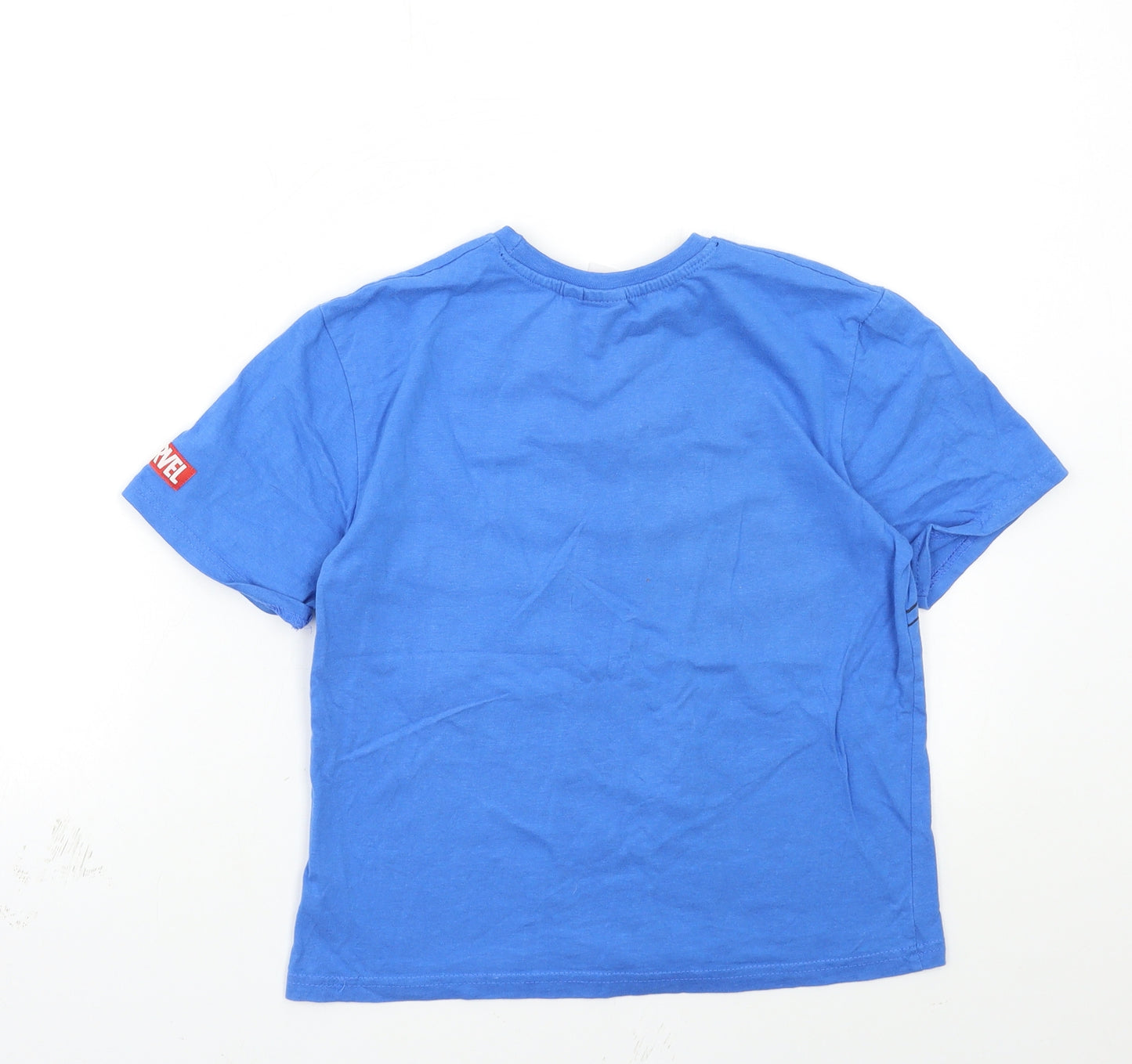 Marvel Boys Blue   Basic T-Shirt Size 9-10 Years