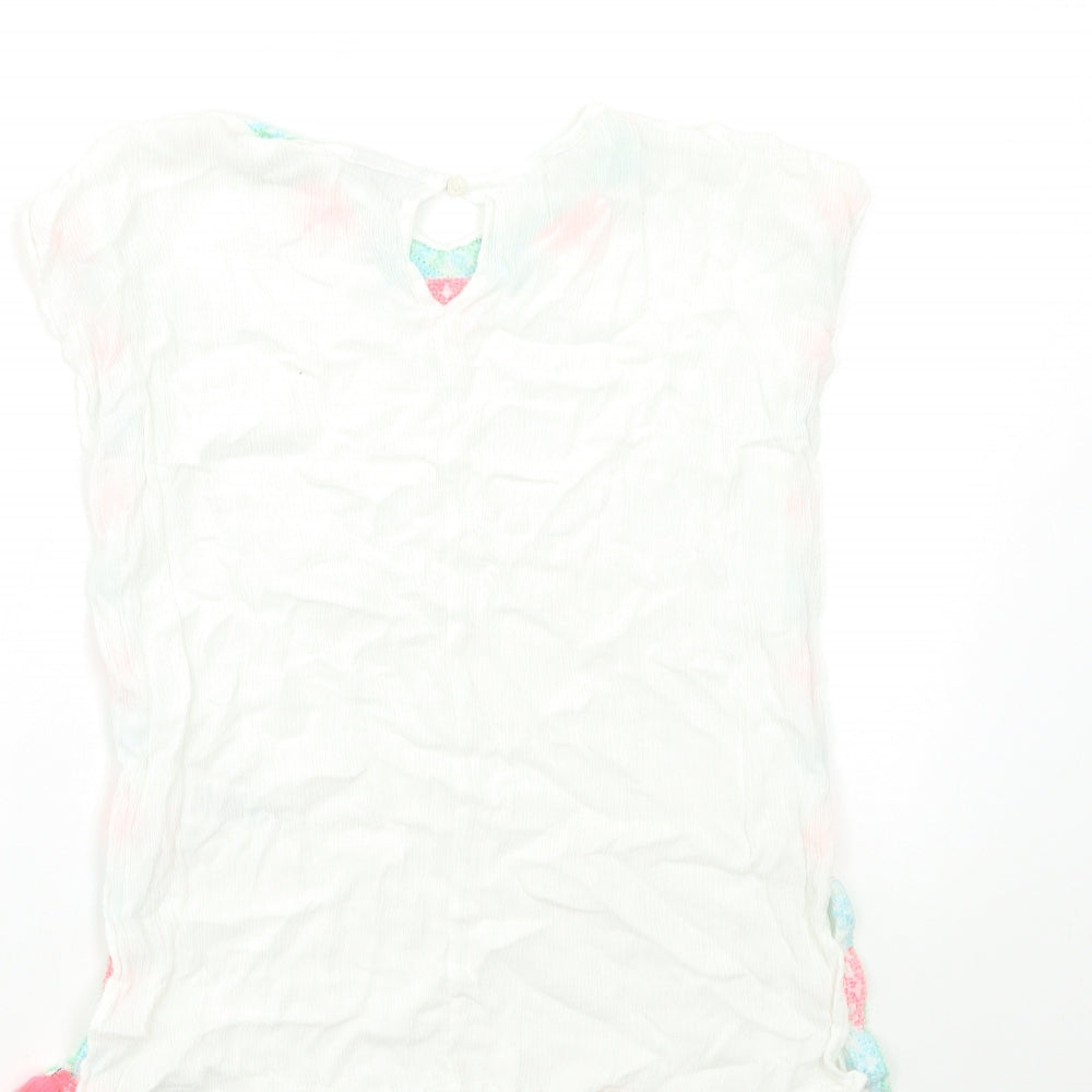 Matalan Boys White   Kimono Button-Up Size 6 Years