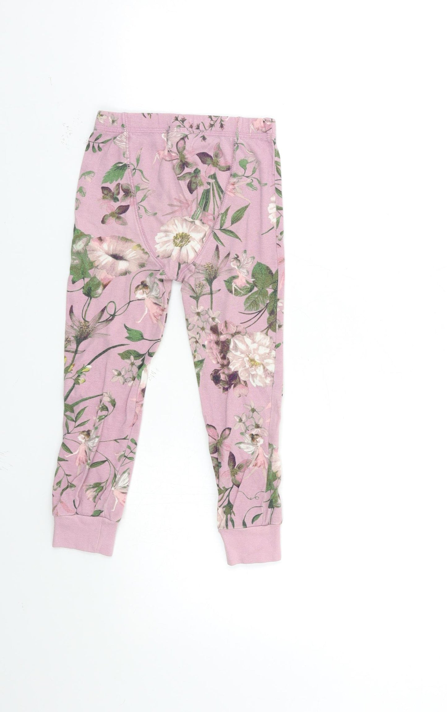 NEXT Girls Pink Floral  Jegging Trousers Size 3-4 Years
