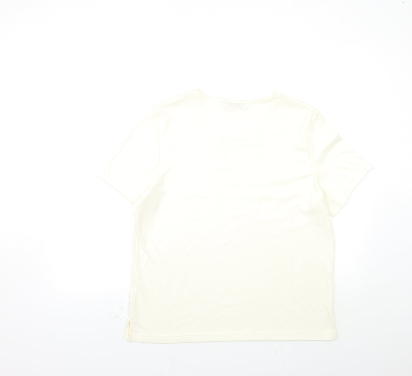 Bonmarché Womens White   Basic T-Shirt Size M