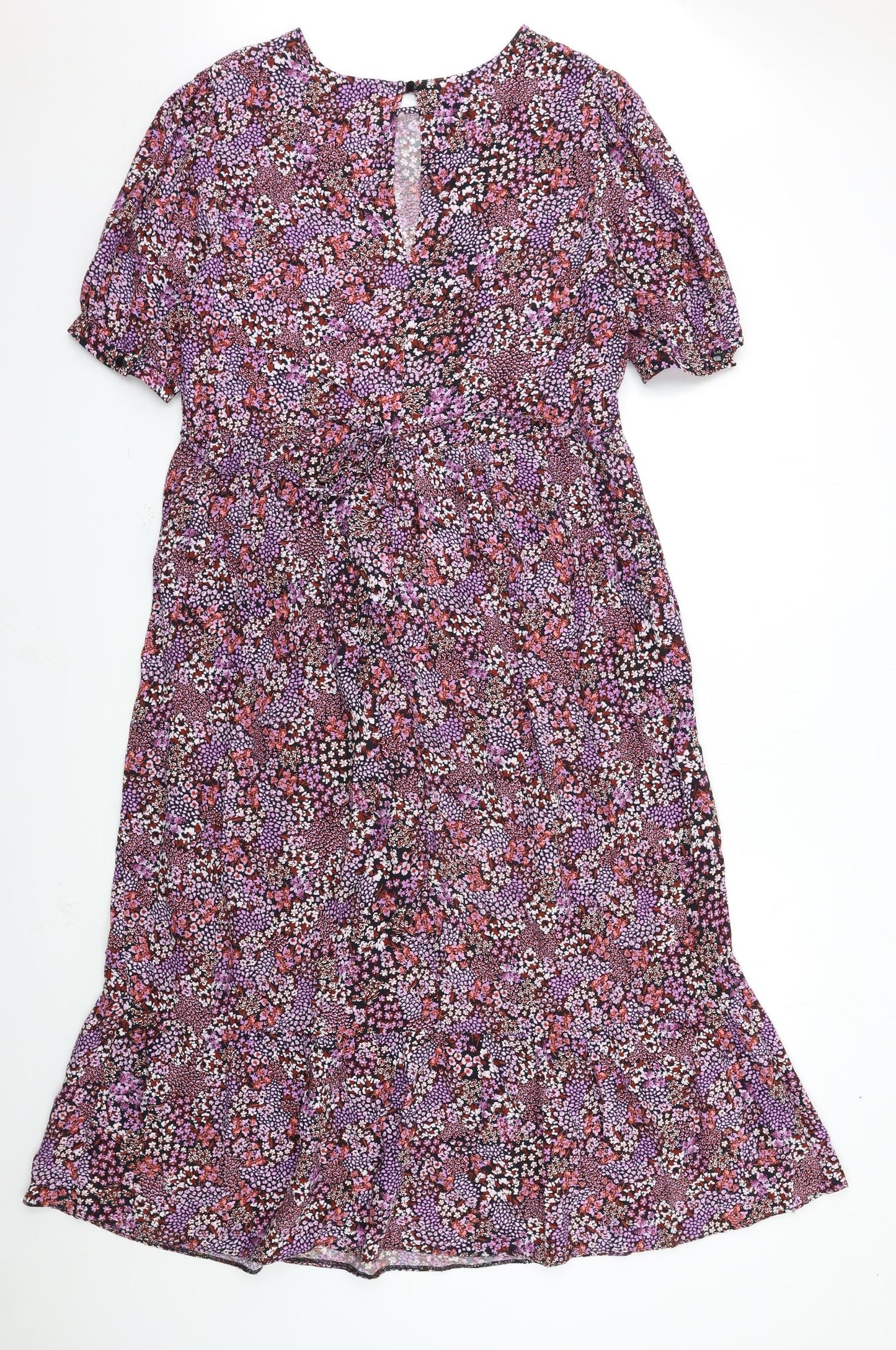 George Womens Purple Floral  Maxi  Size 12