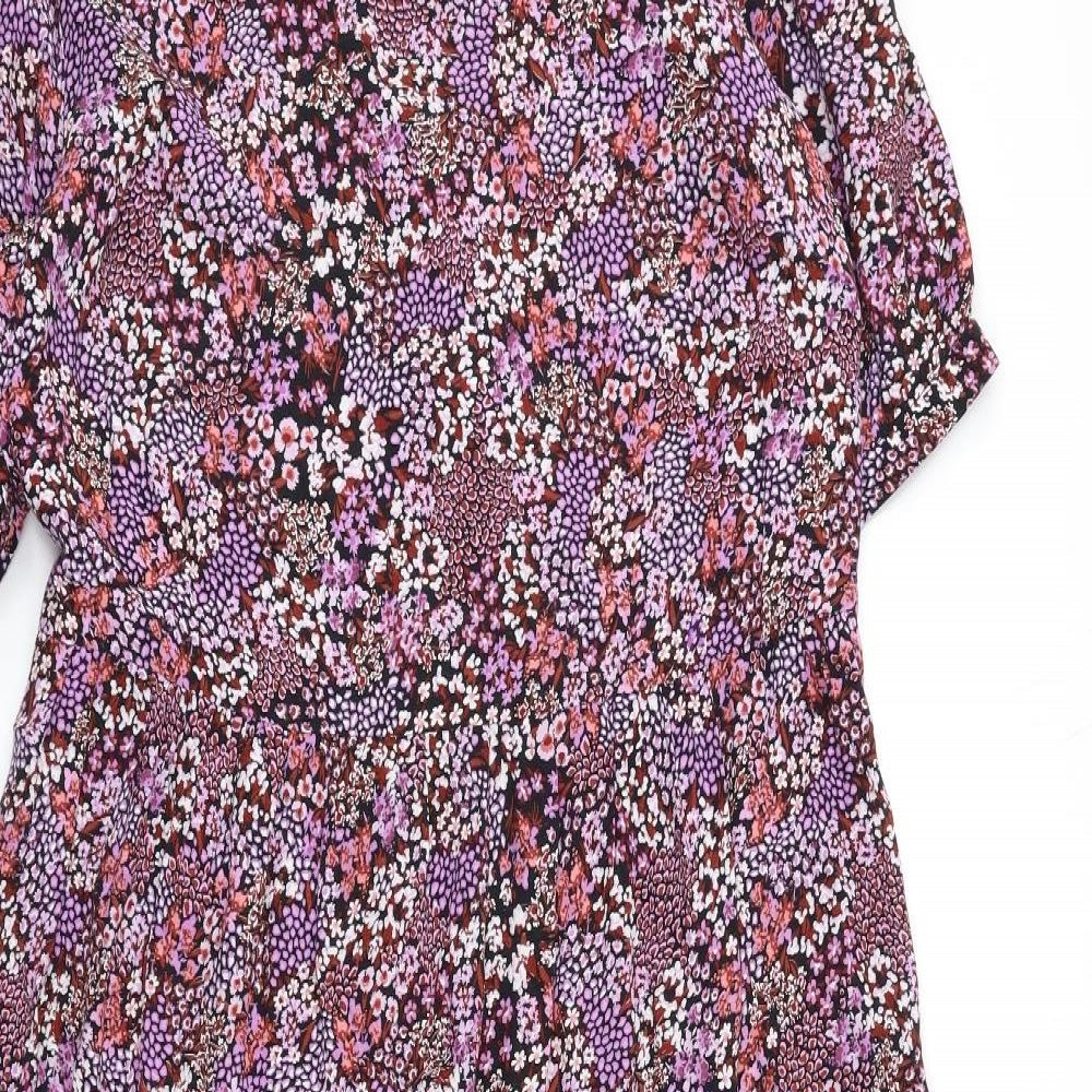 George Womens Purple Floral  Maxi  Size 12