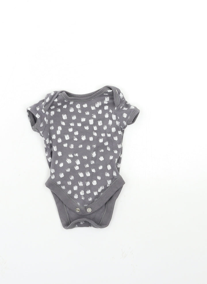 George Baby Grey   Babygrow One-Piece Size Newborn
