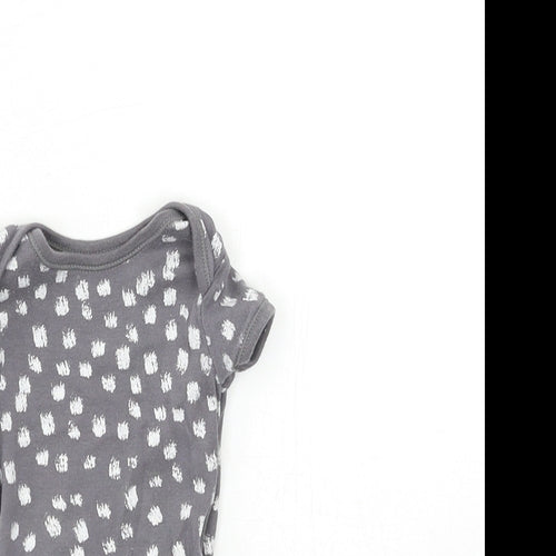 George Baby Grey   Babygrow One-Piece Size Newborn