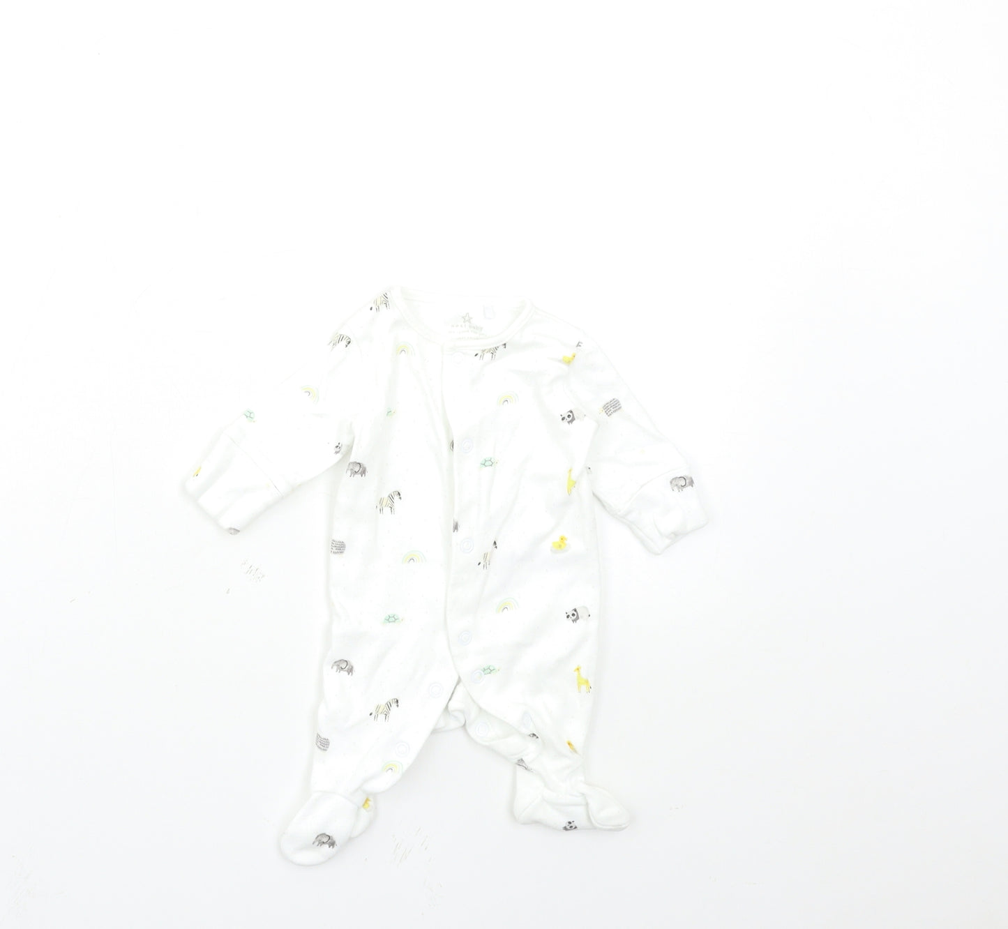 NEXT Baby White   Babygrow One-Piece Size Newborn