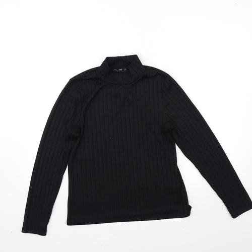 F&F Womens Black   Basic T-Shirt Size 12