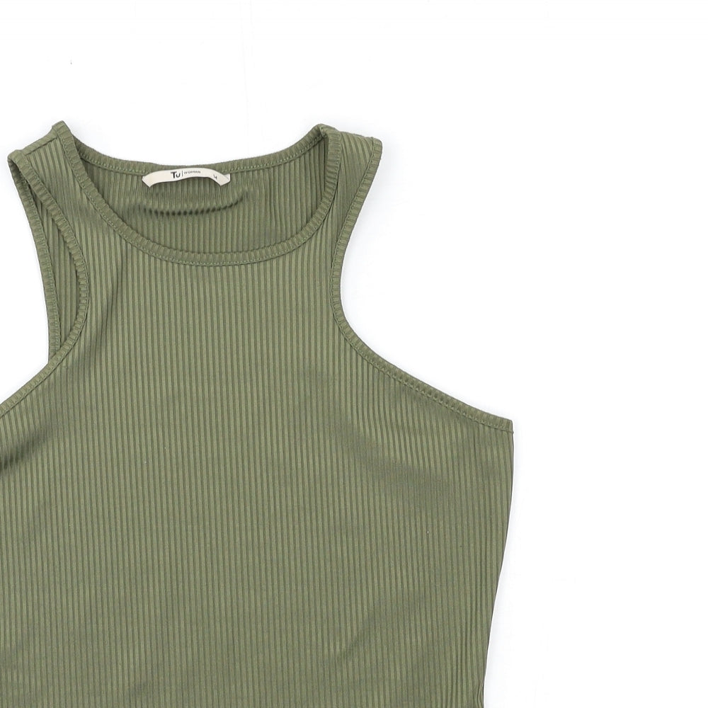 TU Womens Green   Basic Tank Size 14