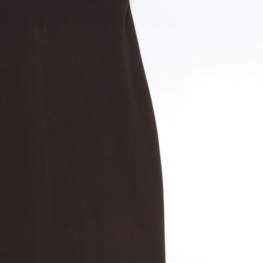 New Look Womens Brown   Straight & Pencil Skirt Size 26 in