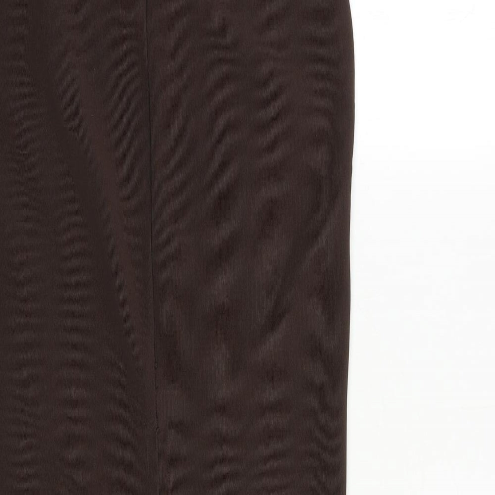 New Look Womens Brown   Straight & Pencil Skirt Size 26 in