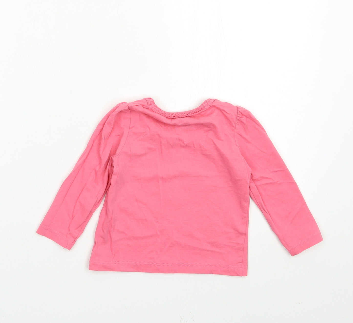 mamas & papas Baby Pink   Basic T-Shirt Size 9-12 Months