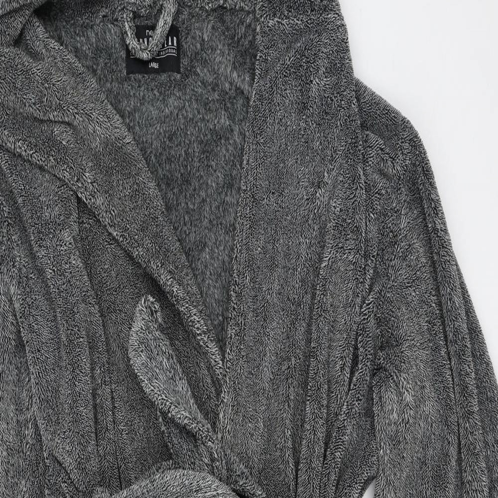 NEXT Mens Grey Solid   Robe Size L