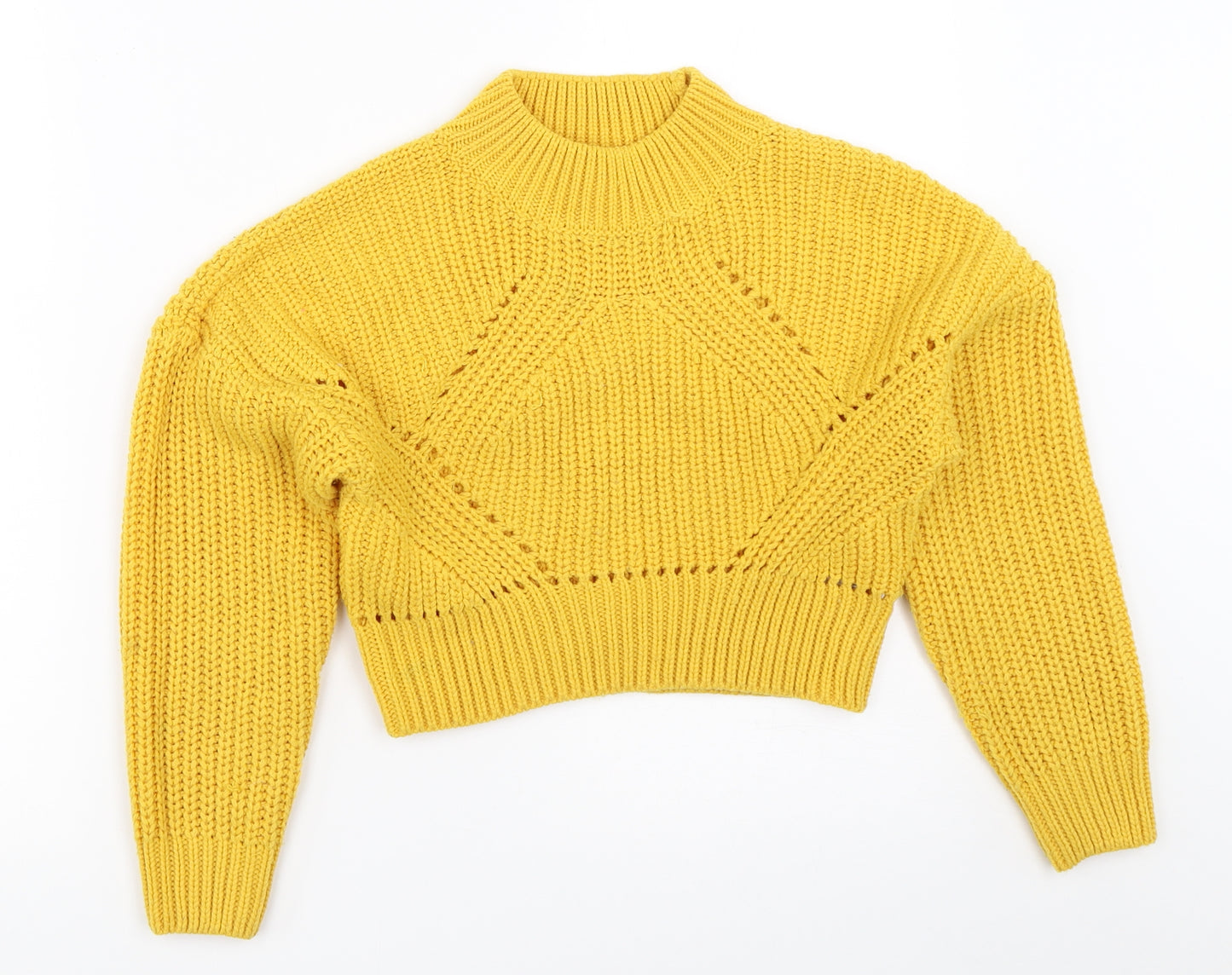 New Look Girls Yellow   Pullover Jumper Size 10-11 Years