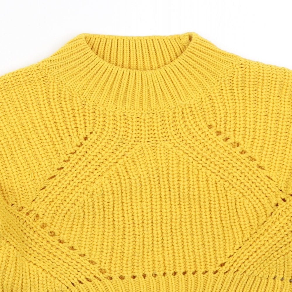New Look Girls Yellow   Pullover Jumper Size 10-11 Years