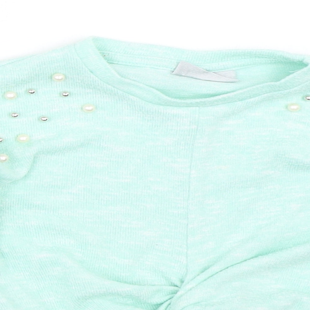 Matalan Girls Blue   Pullover Jumper Size 4 Years