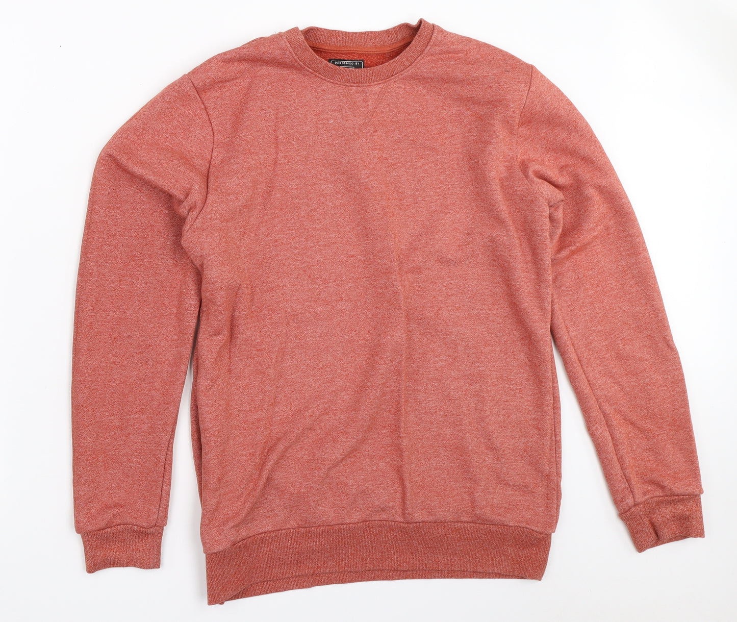 F&F Mens Orange   Pullover Sweatshirt Size S