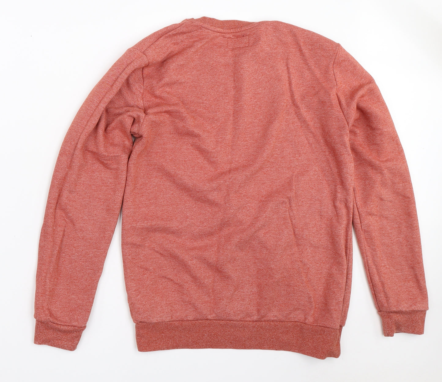 F&F Mens Orange   Pullover Sweatshirt Size S