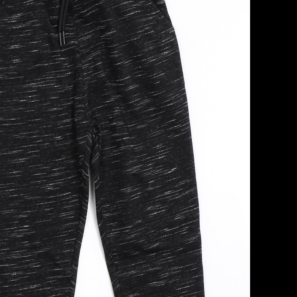 George Boys Black   Jogger Trousers Size 7-8 Years