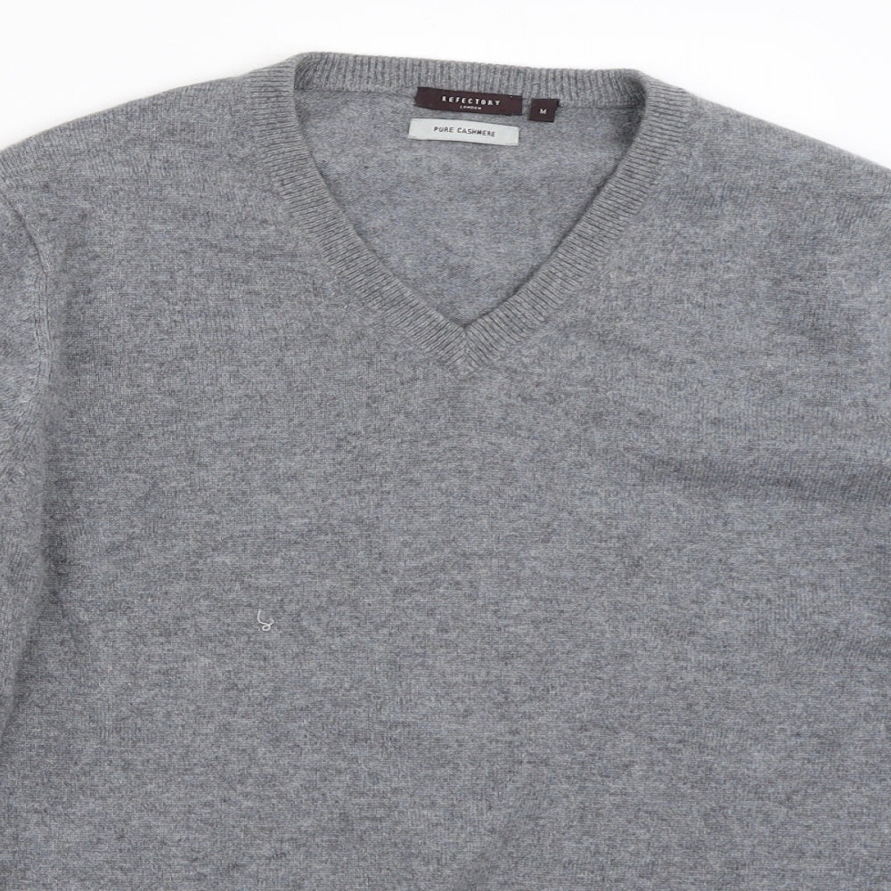 Refectory Mens Grey   Pullover Jumper Size M
