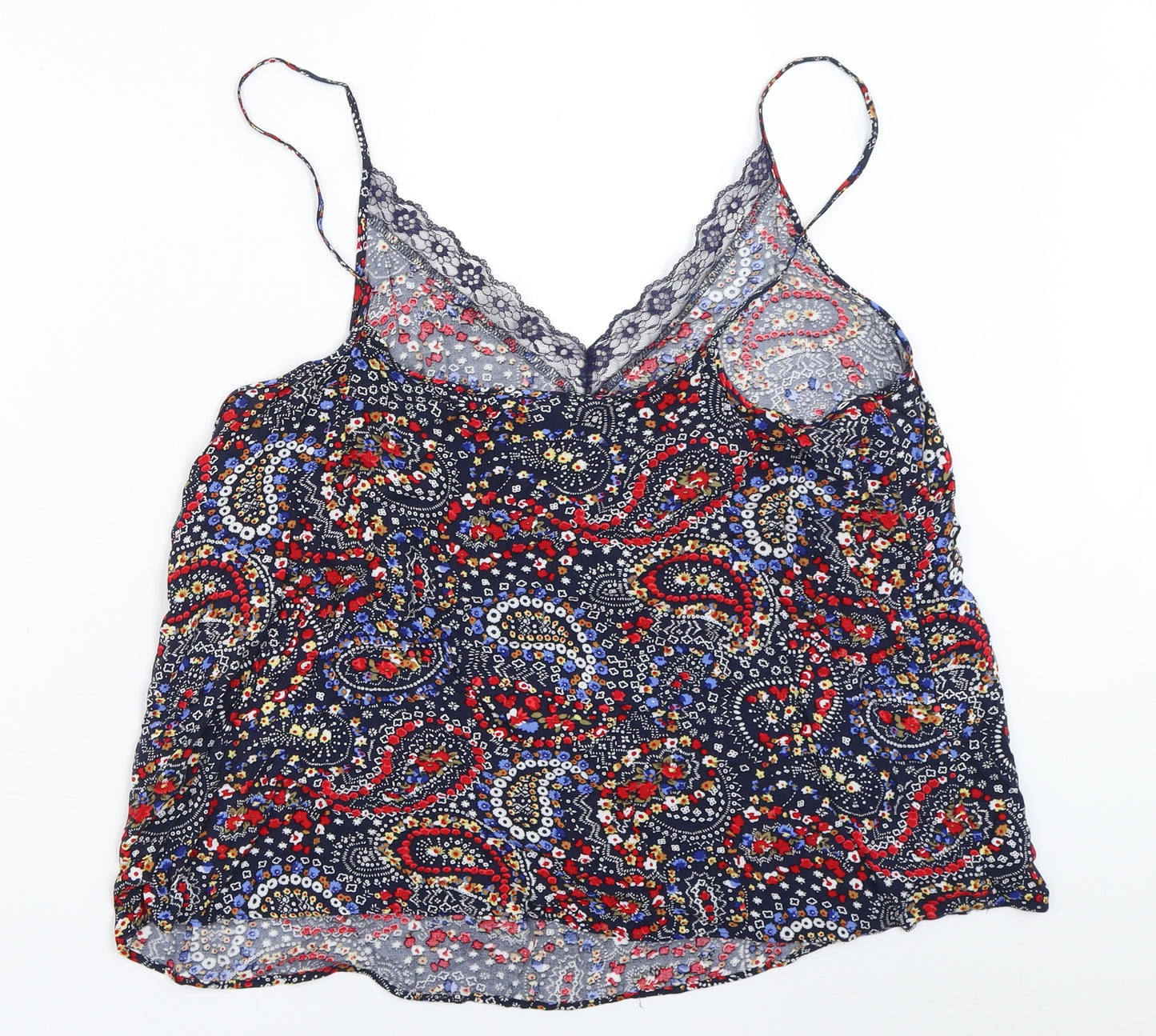 Matalan Womens Blue Geometric  Camisole Blouse Size 18