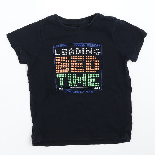 Primark Boys Blue   Basic T-Shirt Size 5-6 Years