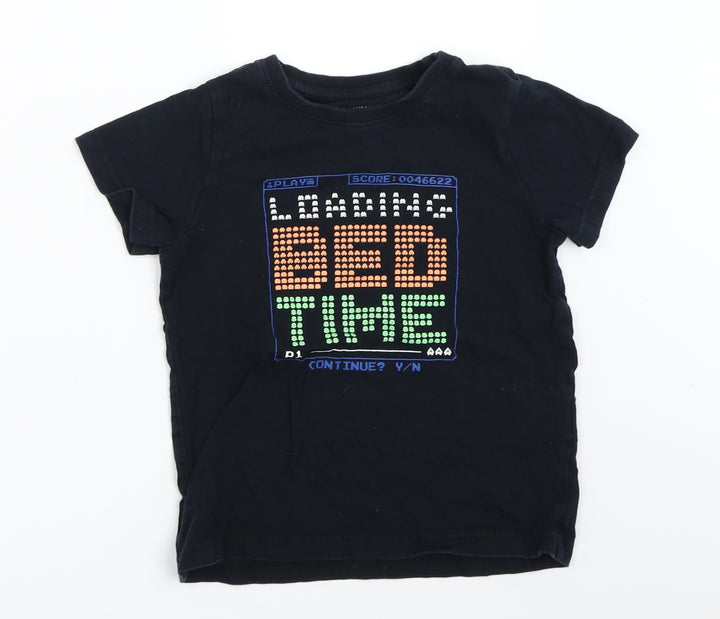Primark Boys Blue Basic T-Shirt Size 5-6 Years