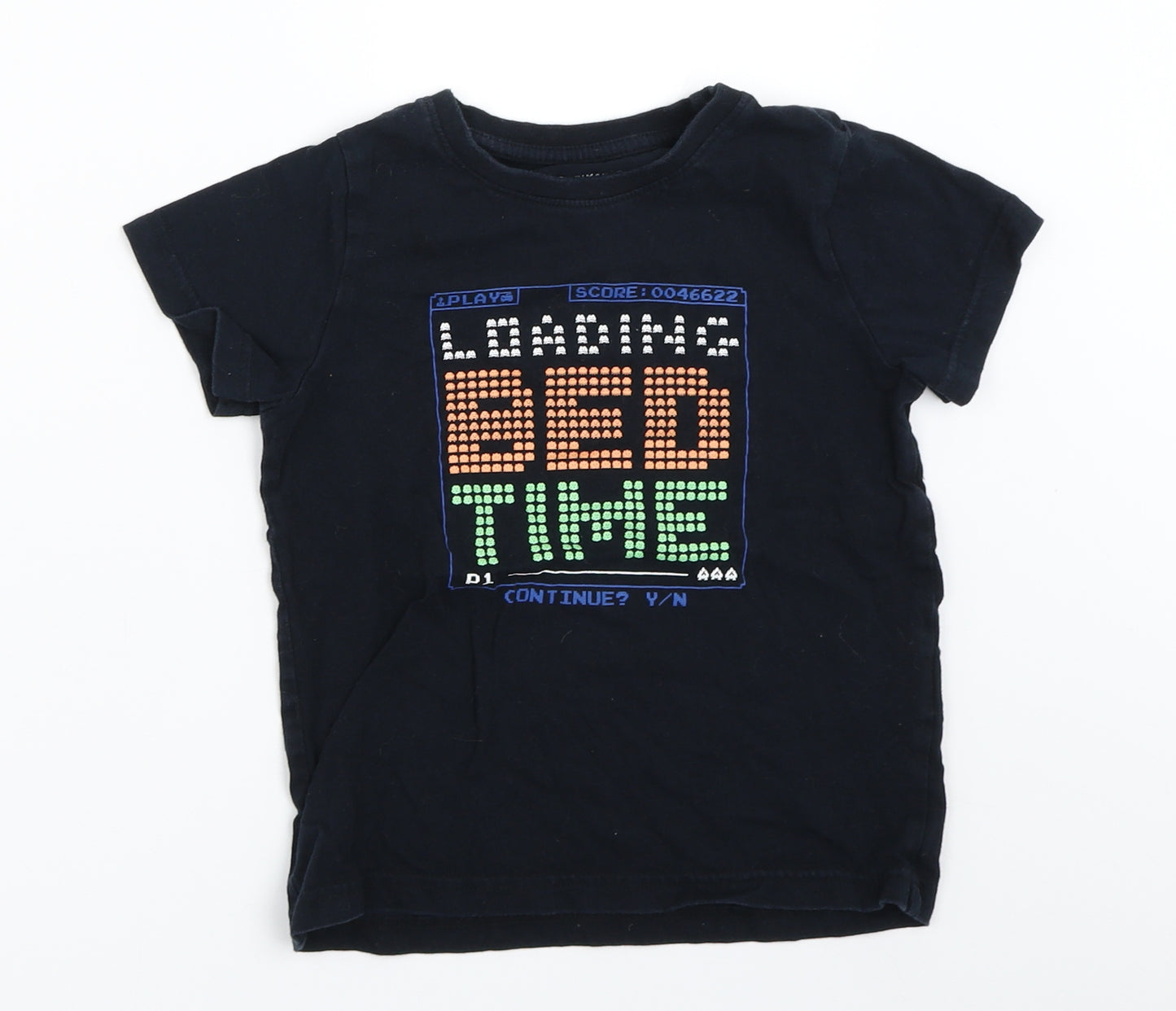 Primark Boys Blue   Basic T-Shirt Size 5-6 Years