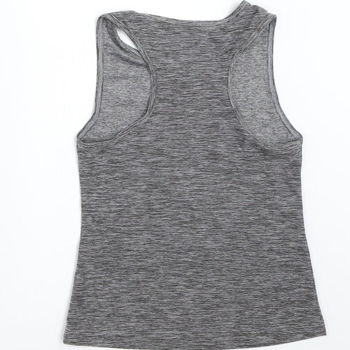 Matalan Girls Grey   Basic Tank Size 6-7 Years