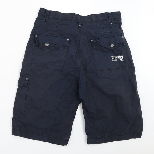 NEXT Mens Blue   Cargo Shorts Size 32 in