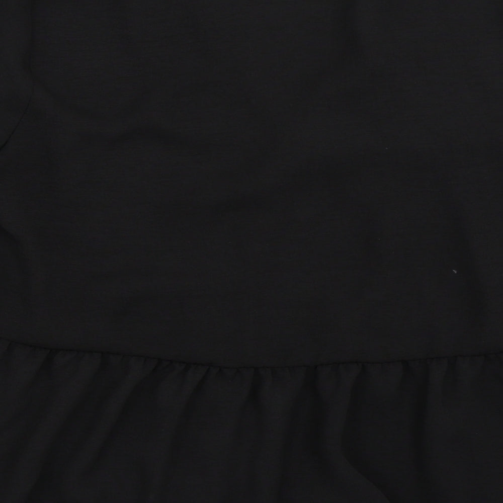 George Womens Black   Basic Button-Up Size 16