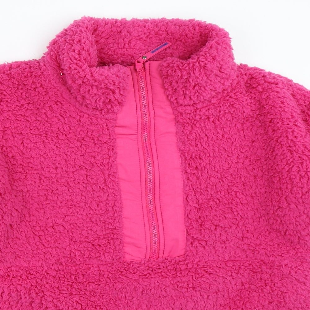 NEXT Womens Pink   Henley Sweatshirt Size S