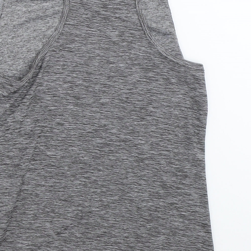 Matalan Girls Grey   Basic Tank Size 8-9 Years
