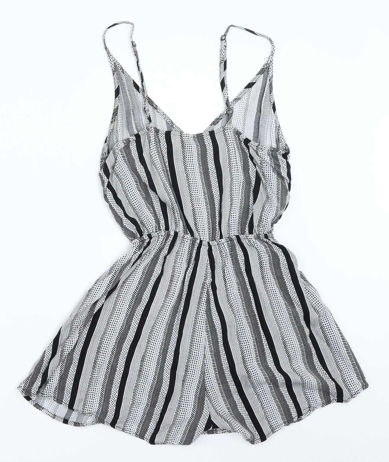 H&M Womens Black   Playsuit One-Piece Size 10