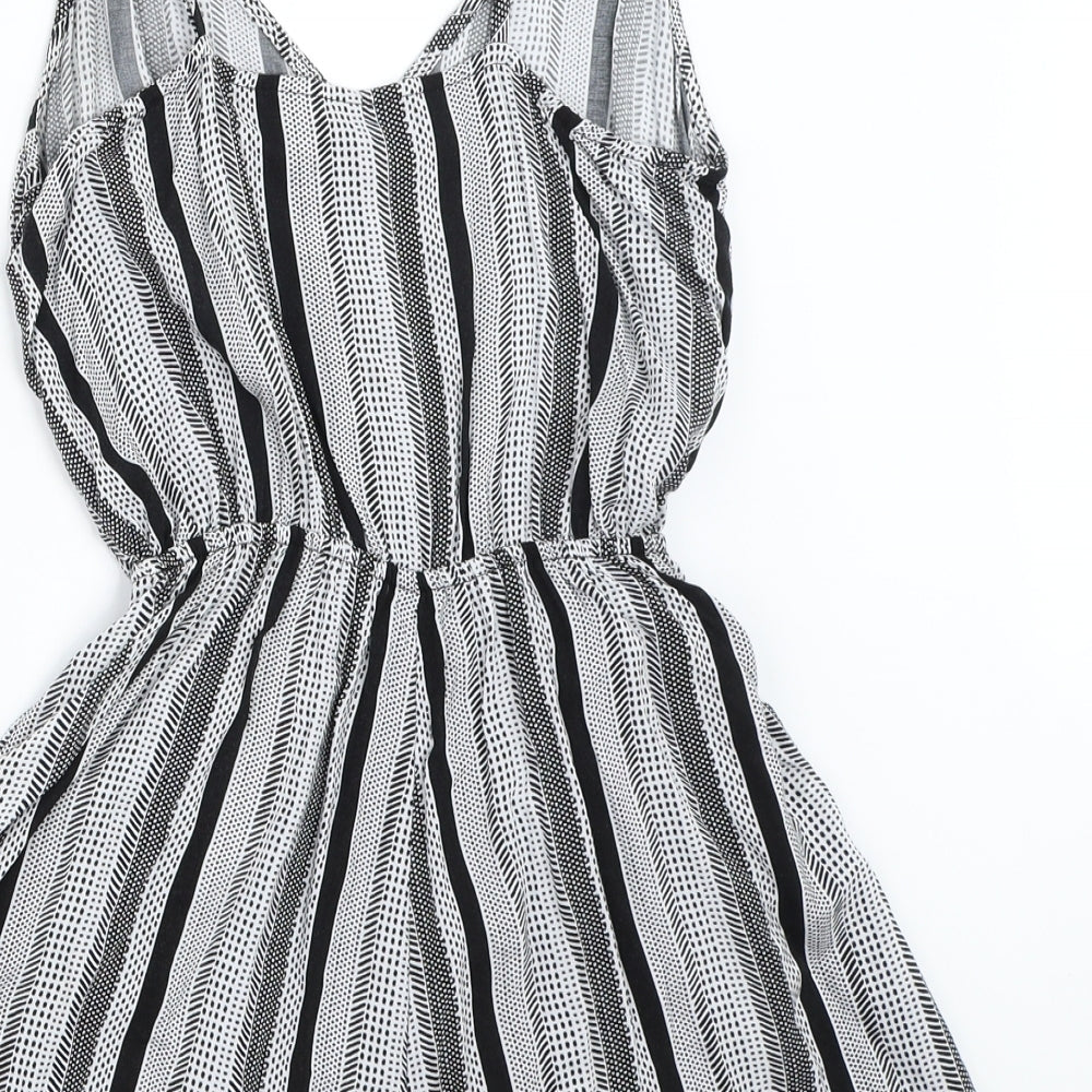 H&M Womens Black   Playsuit One-Piece Size 10