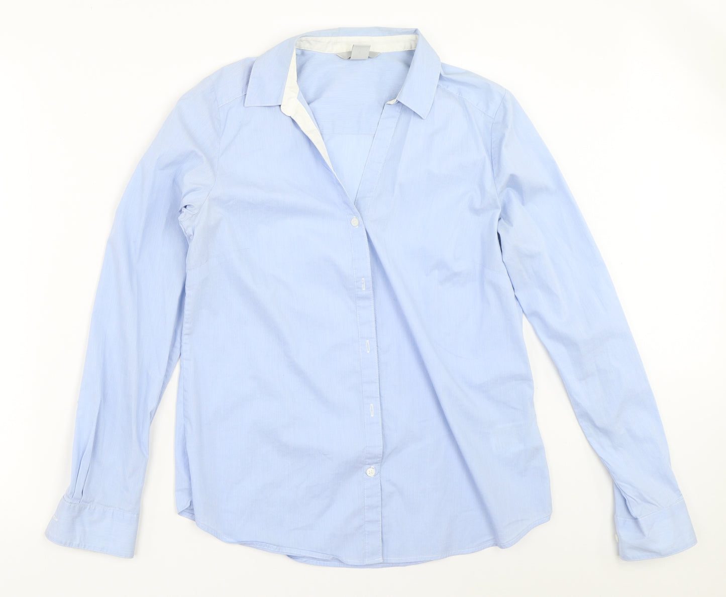 H&M Womens Blue   Basic Button-Up Size 40
