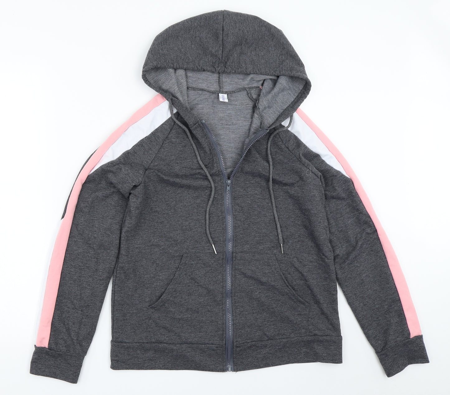 Hawiton Womens Grey   Full Zip Hoodie Size S