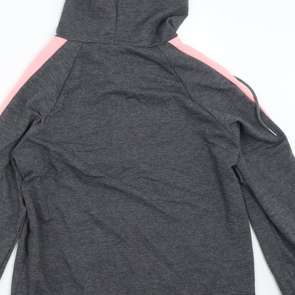 Hawiton Womens Grey   Full Zip Hoodie Size S