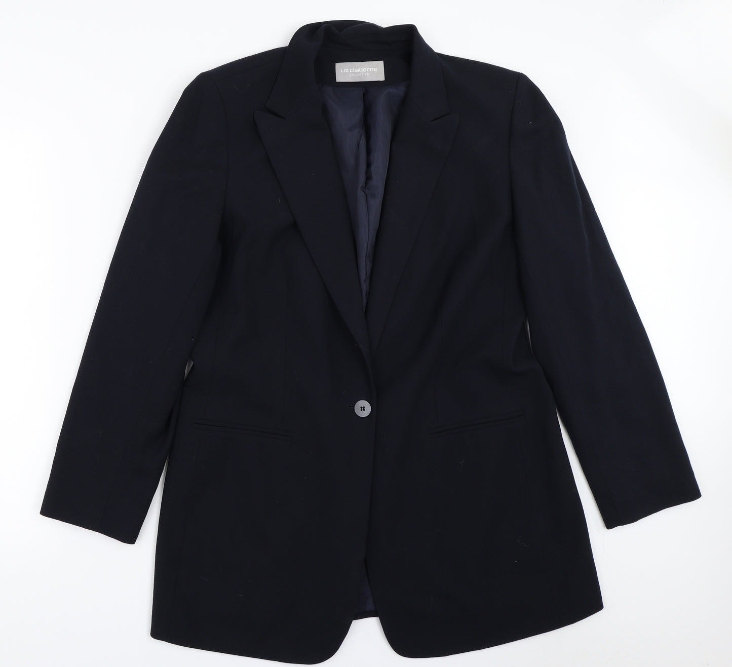 Liz Claiborne Womens Blue   Jacket Blazer Size 16