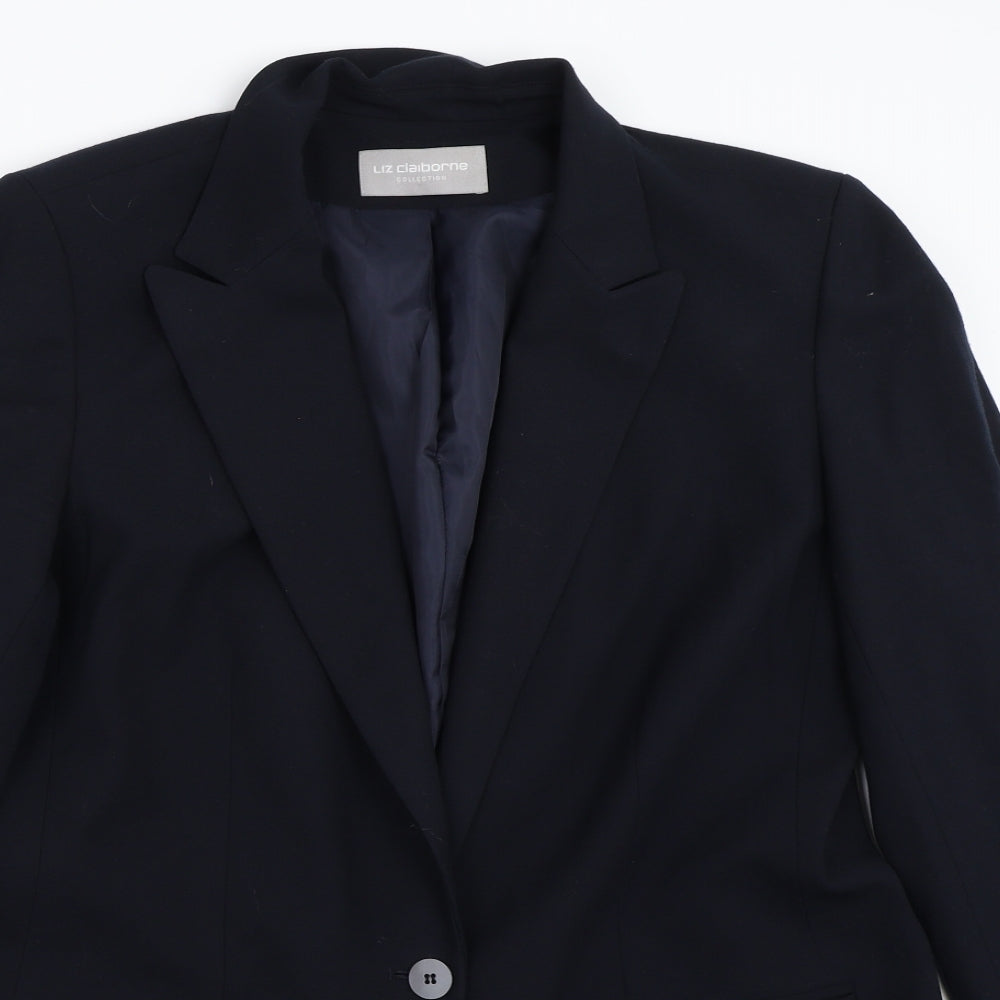 Liz Claiborne Womens Blue   Jacket Blazer Size 16