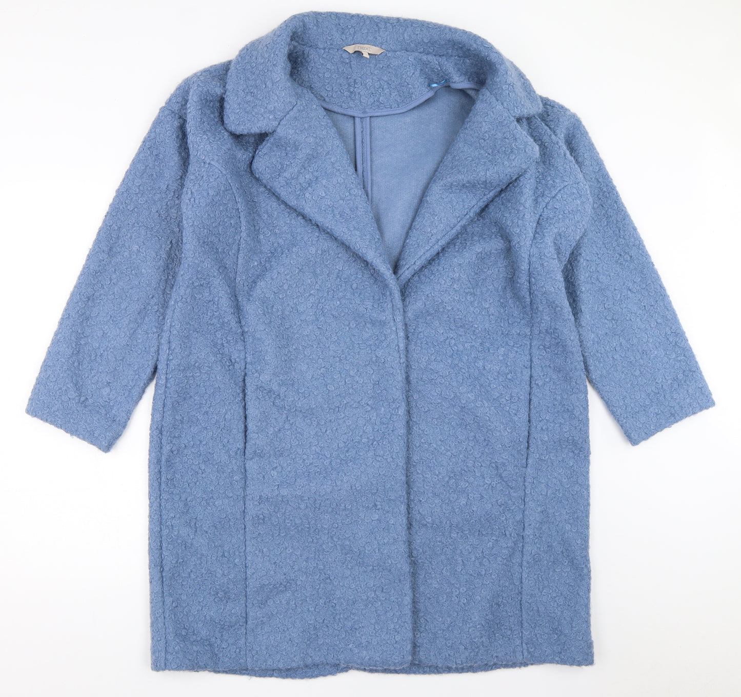 NEXT Womens Blue   Overcoat Coat Size L
