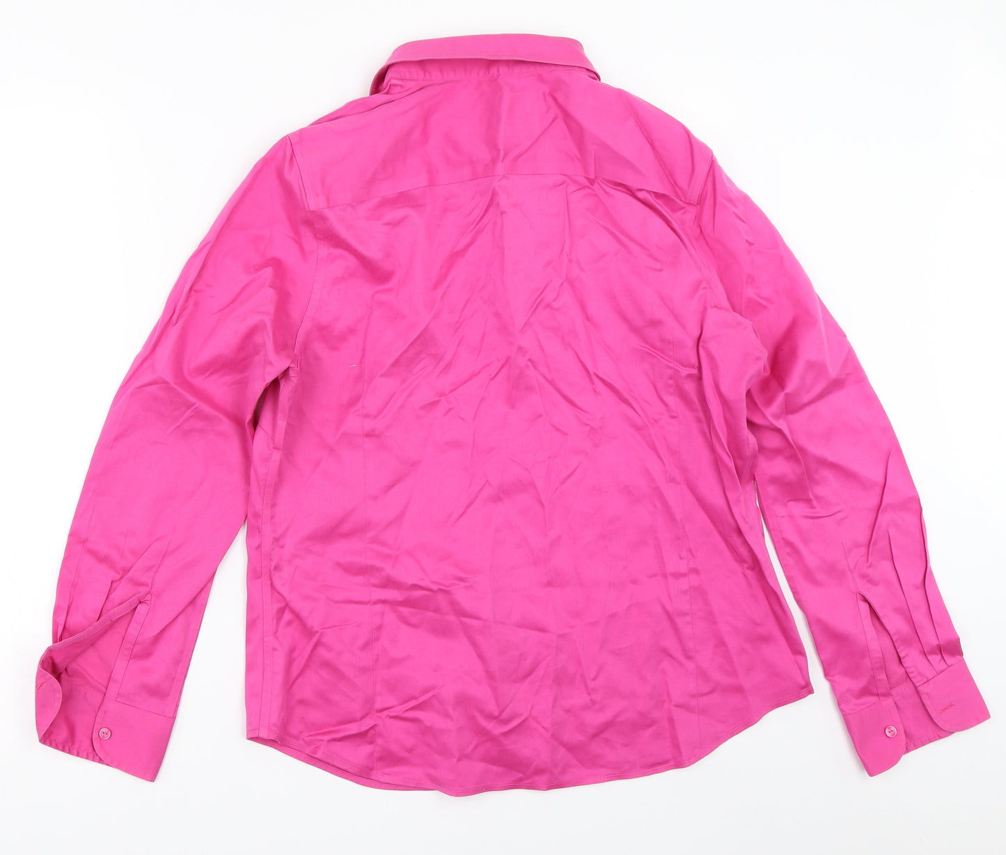 Charles Tyrwhitt Womens Pink   Basic Button-Up Size 14