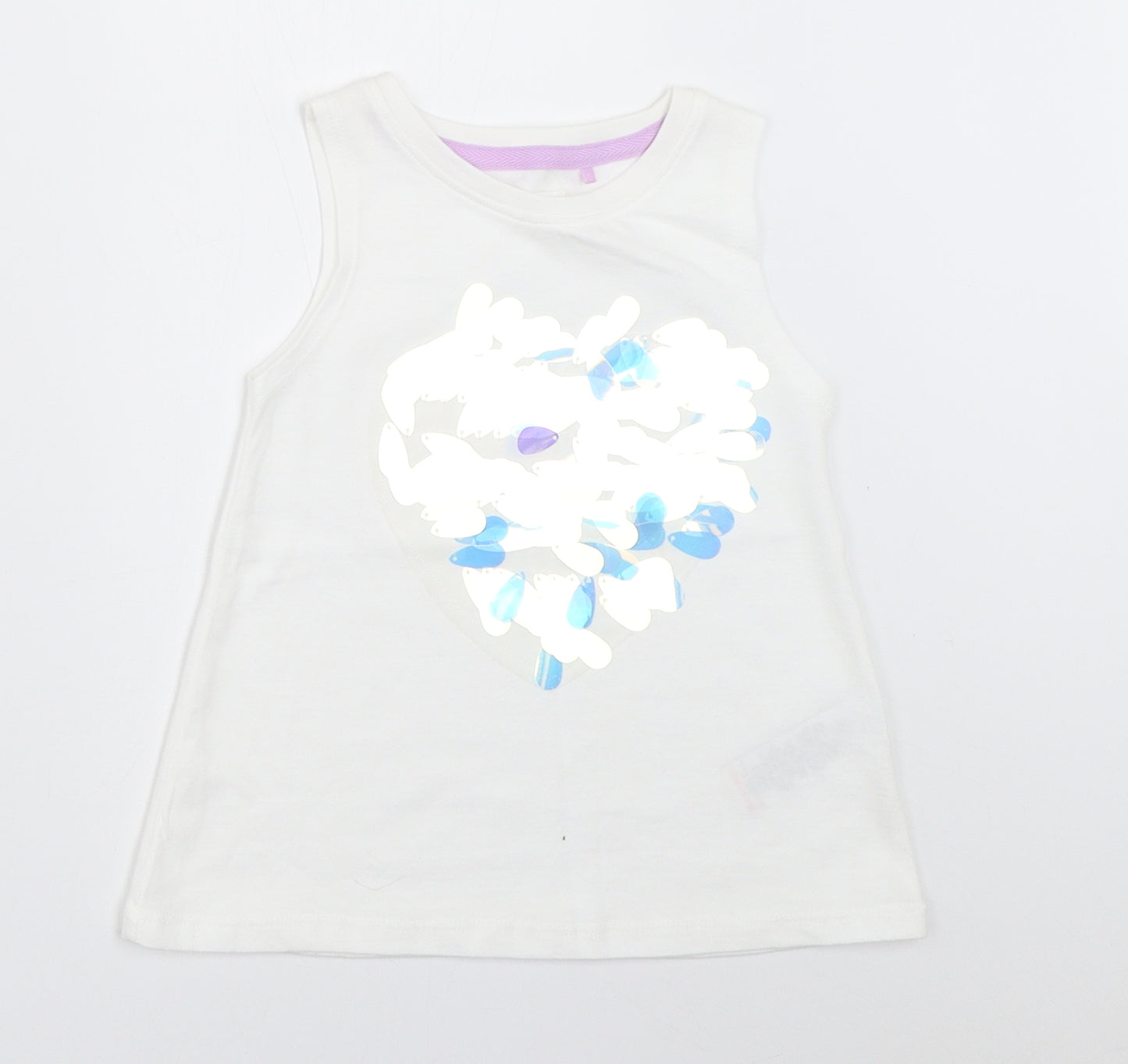 NEXT Girls White   Basic Tank Size 3 Years