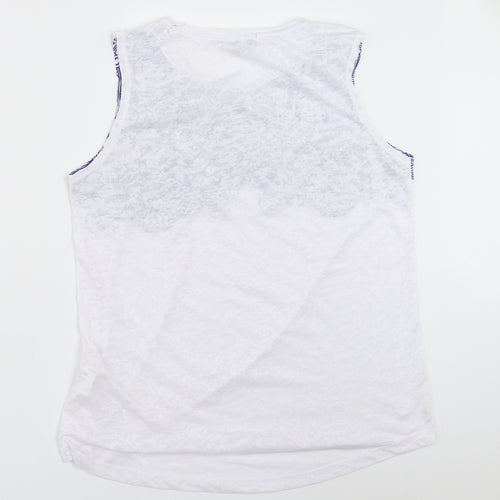 Papaya Womens White   Basic Tank Size 16