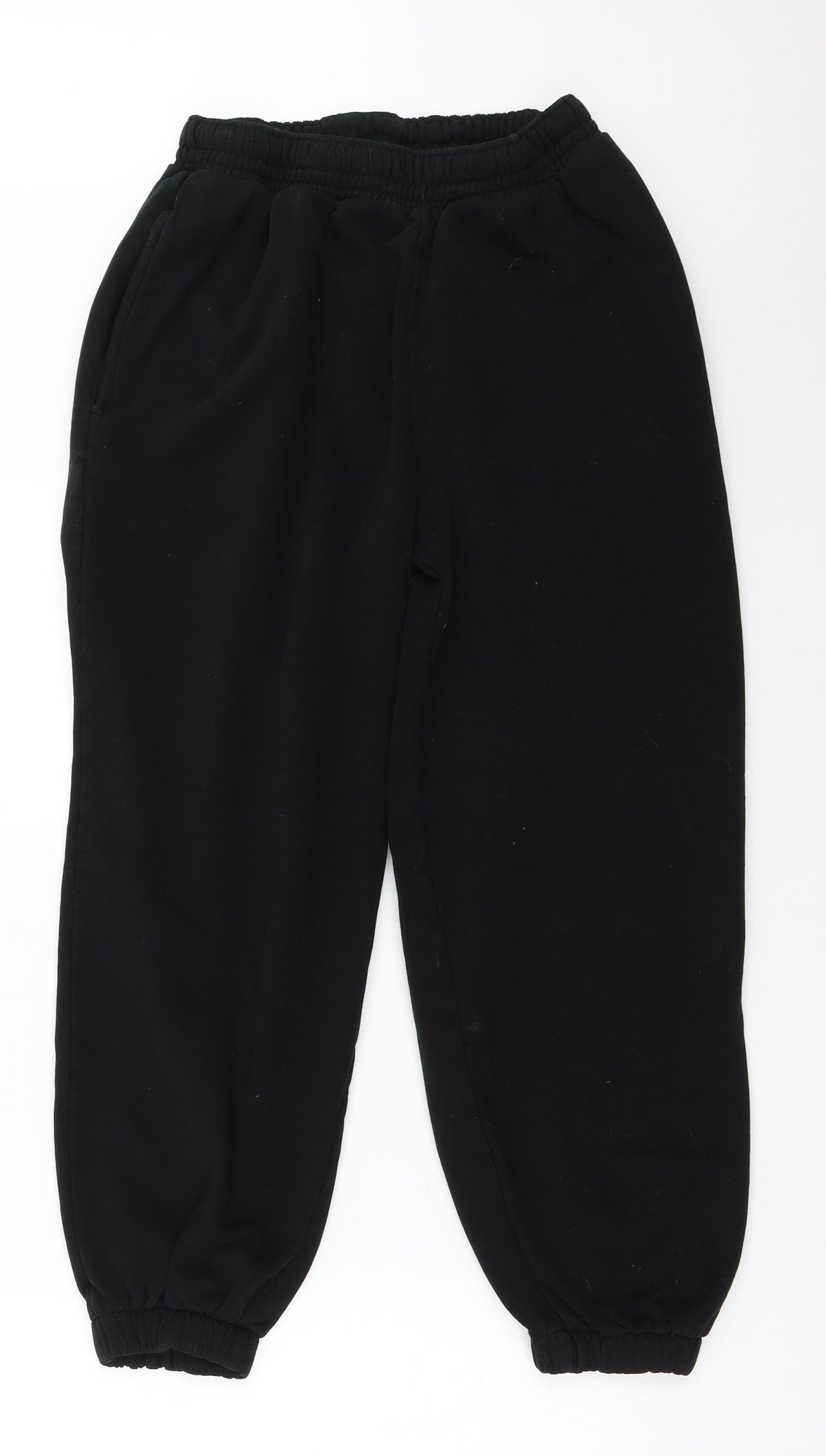 H&M Womens Black   Jogger Trousers Size XS L24 in