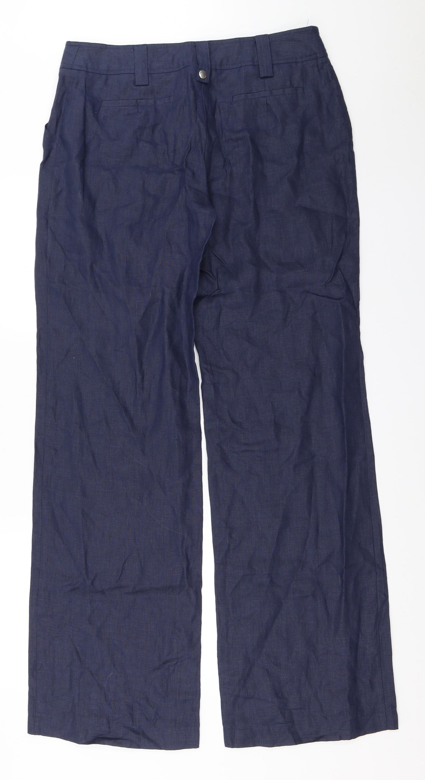 NEXT Womens Blue   Trousers  Size 12 L34.5 in