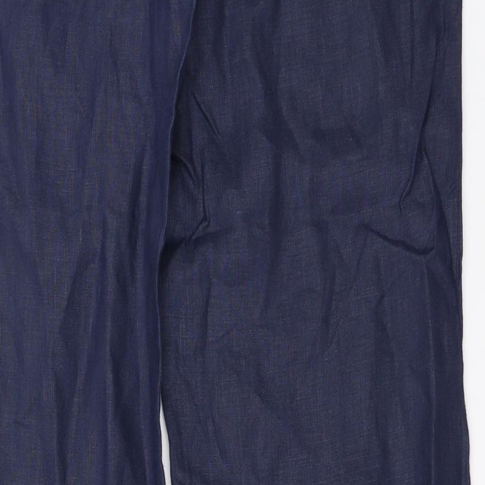 NEXT Womens Blue   Trousers  Size 12 L34.5 in