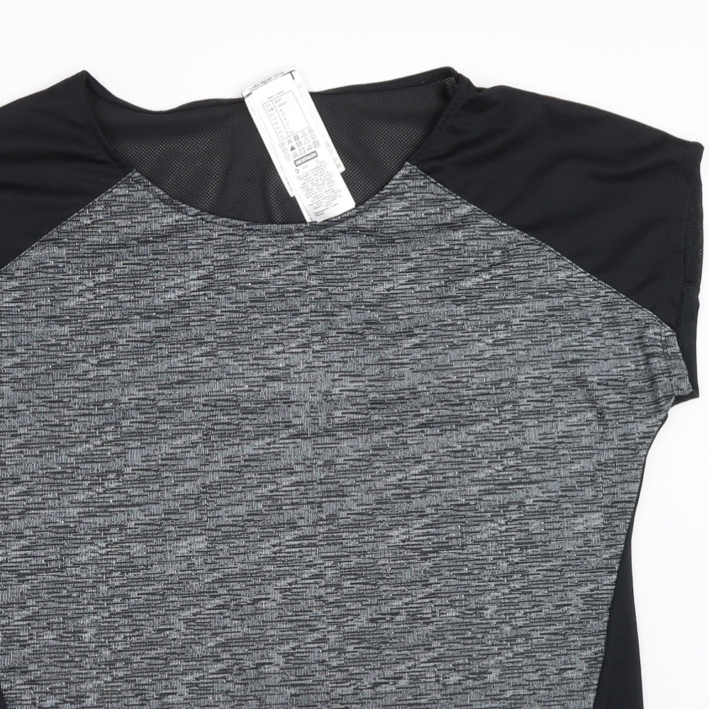 DECATHLON Womens Black   Basic Tank Size 36