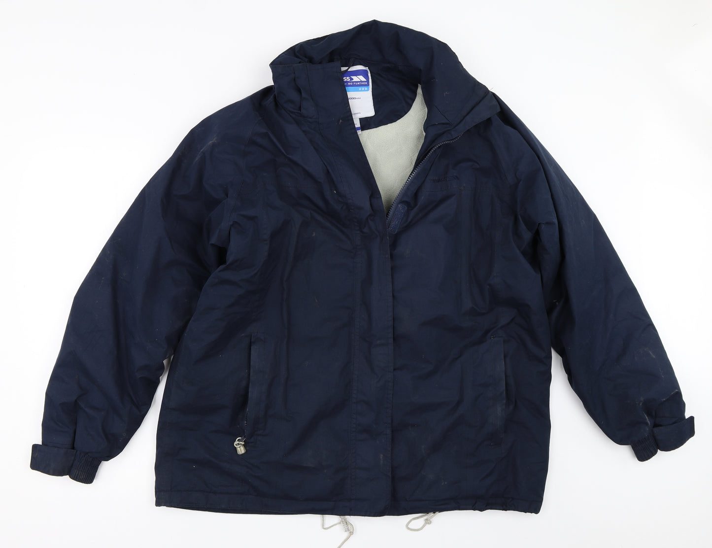 Trespass Womens Blue   Overcoat Coat Size 18