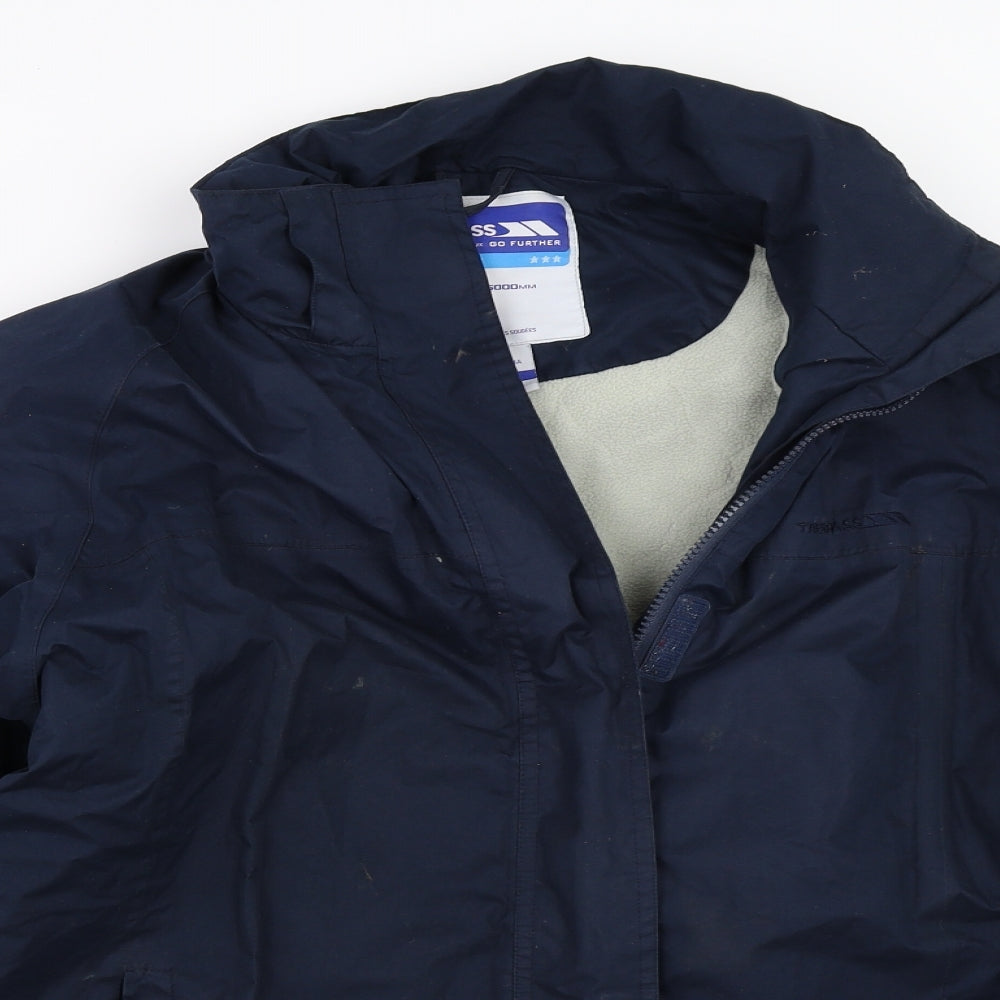 Trespass Womens Blue   Overcoat Coat Size 18